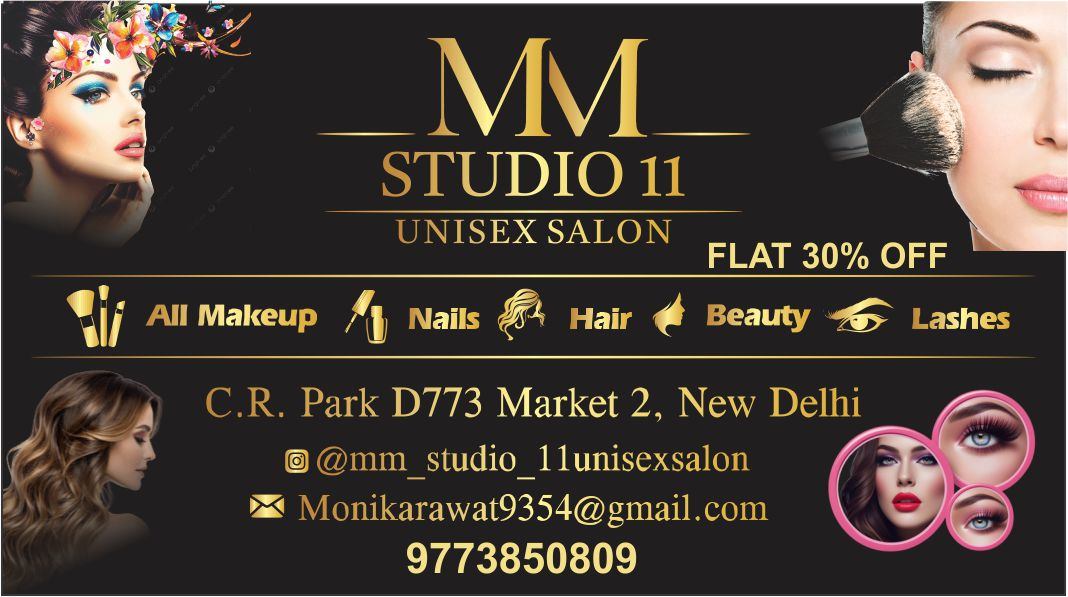MM STUDIO 11 UNISEX SALON (Unisex Salon in CR Park)
